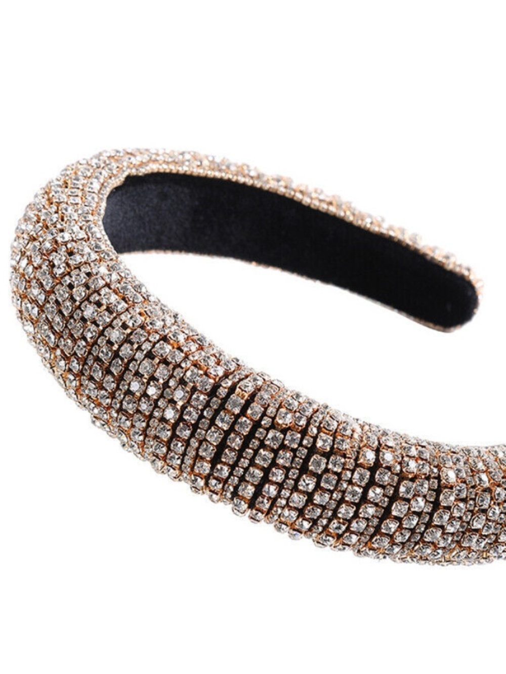 Baroque Ladies Crystal Headband Hair Band Luxury Jewelled Crown Hair Accessories